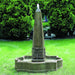 palazzo obelisk fountain in action