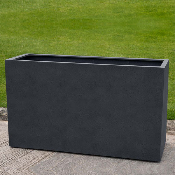 Sandal Planter 591836 - Lead Lite - S/1 on concrete in the backyard