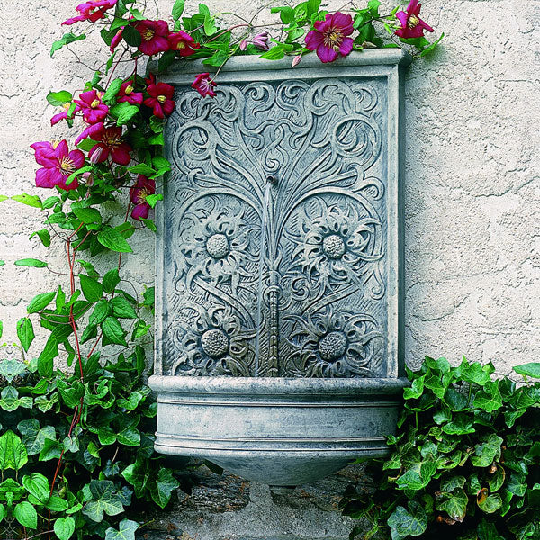 Sussex Wall Fountain in action