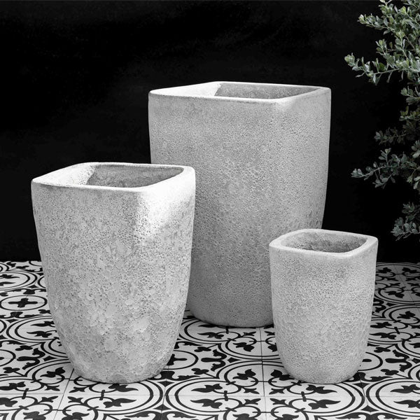 Teo Planter - White Coral - Set of 3 Campania International